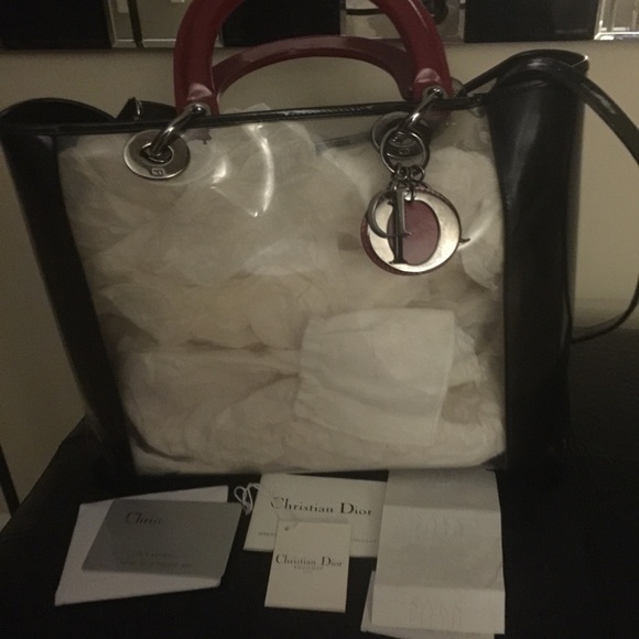 VINTAGE DIOR RARE LADY DIOR BAG - Picture 12 of 12